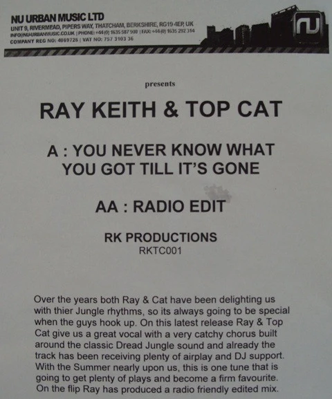 You'll Never Know What You Got Til Its Gone (Full Mix / Radio Edit)